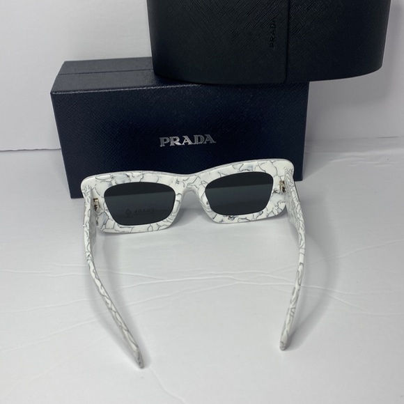 💯 - New - Prada Eyewear Symbole rectangular-frame sunglasses - Picture 11 of 17
